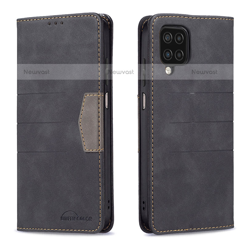 Leather Case Stands Flip Cover Holder B01F for Samsung Galaxy F12