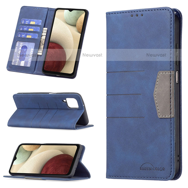 Leather Case Stands Flip Cover Holder B01F for Samsung Galaxy F12