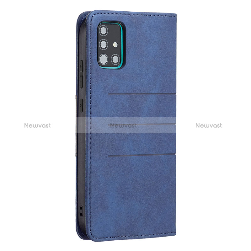 Leather Case Stands Flip Cover Holder B01F for Samsung Galaxy M40S