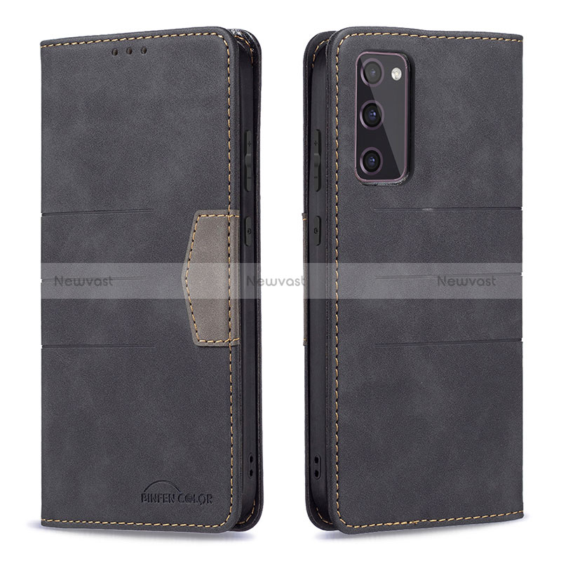 Leather Case Stands Flip Cover Holder B01F for Samsung Galaxy S20 FE (2022) 5G