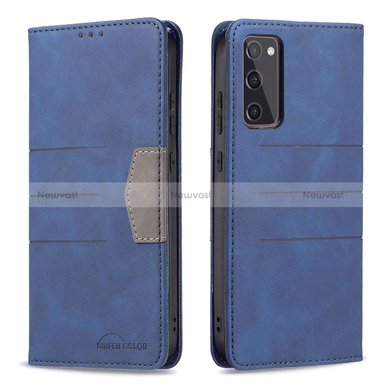 Leather Case Stands Flip Cover Holder B01F for Samsung Galaxy S20 Lite 5G