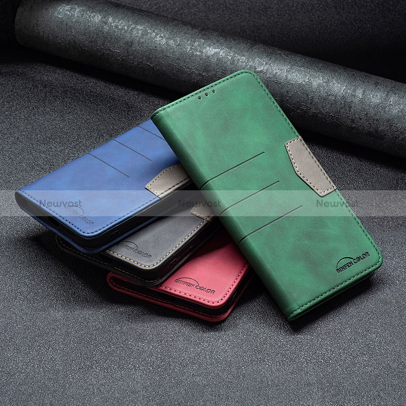 Leather Case Stands Flip Cover Holder B01F for Vivo Y20