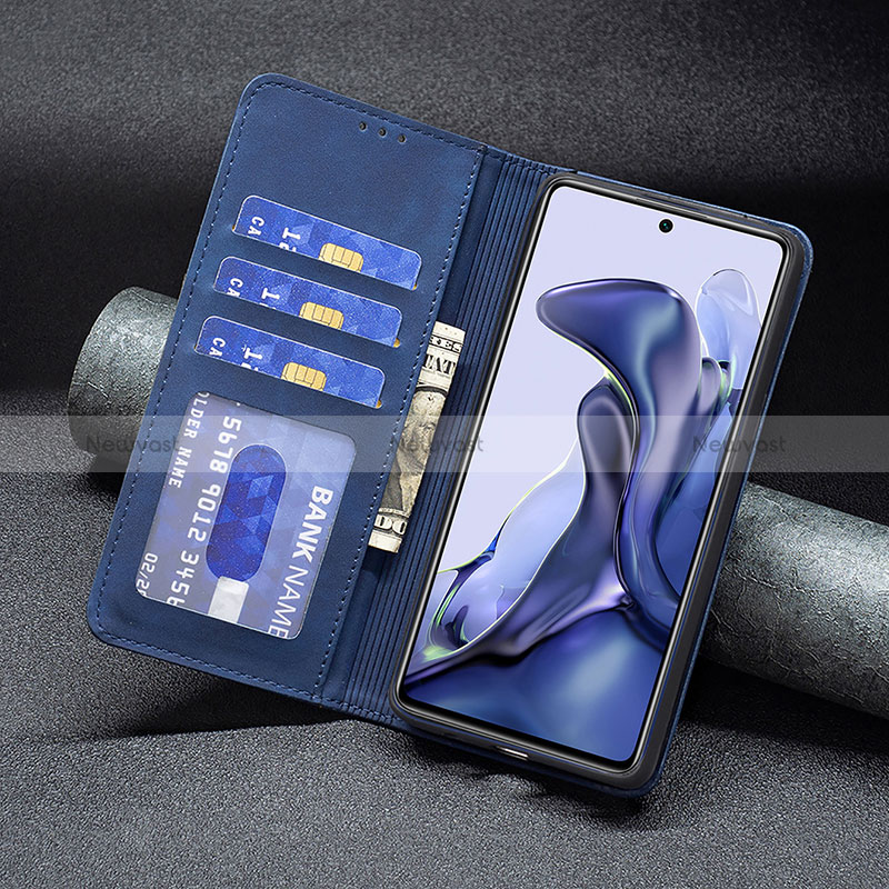 Leather Case Stands Flip Cover Holder B01F for Xiaomi Mi 11T Pro 5G