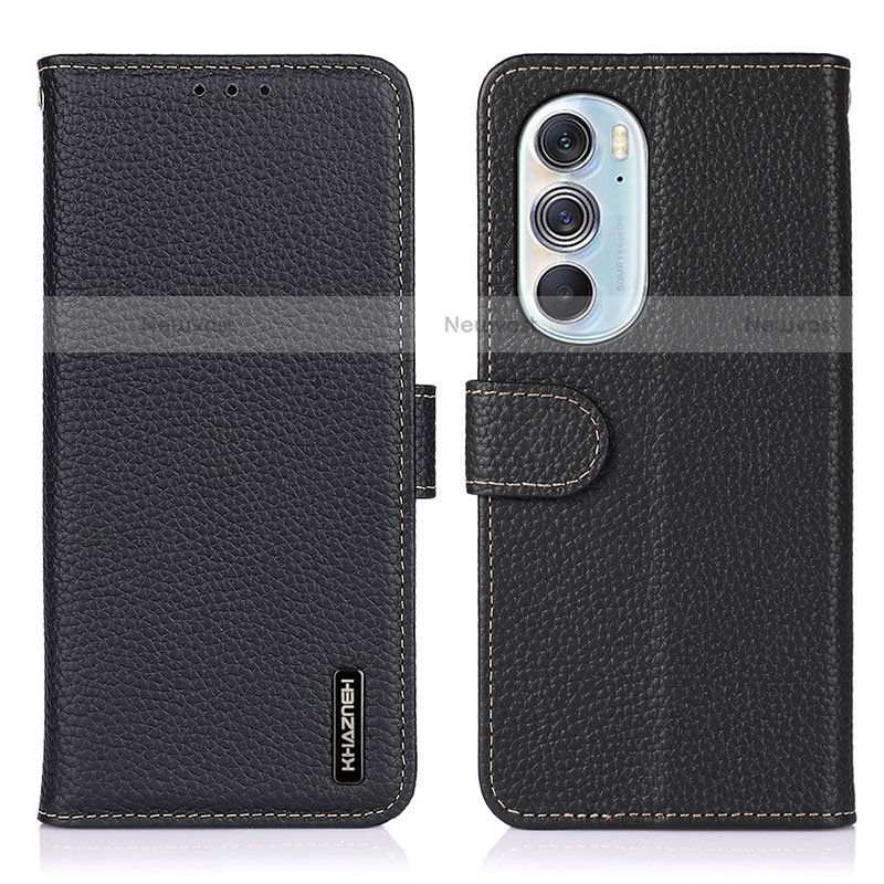 Leather Case Stands Flip Cover Holder B01H for Motorola Moto Edge 30 Pro 5G