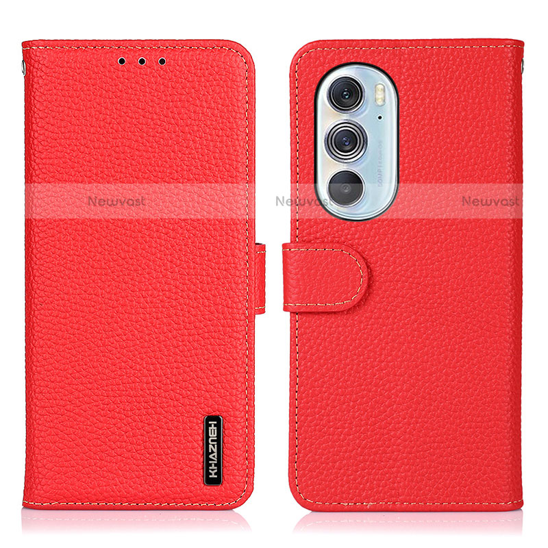 Leather Case Stands Flip Cover Holder B01H for Motorola Moto Edge 30 Pro 5G