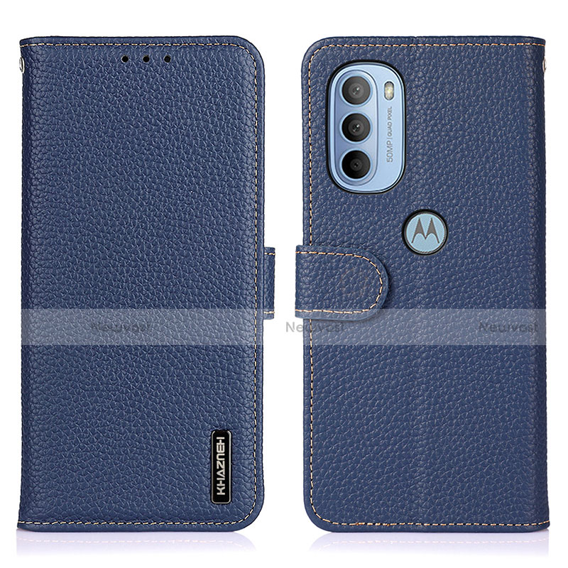 Leather Case Stands Flip Cover Holder B01H for Motorola Moto G41