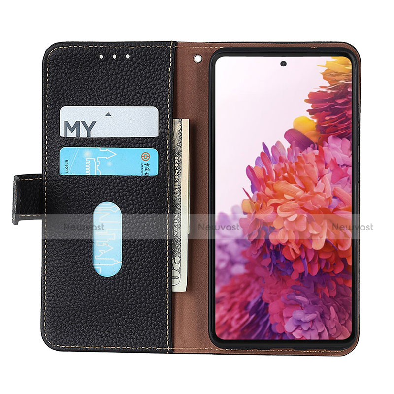 Leather Case Stands Flip Cover Holder B01H for Motorola Moto G50