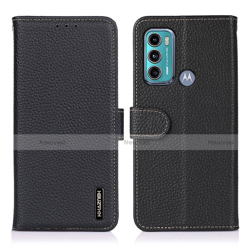 Leather Case Stands Flip Cover Holder B01H for Motorola Moto G60