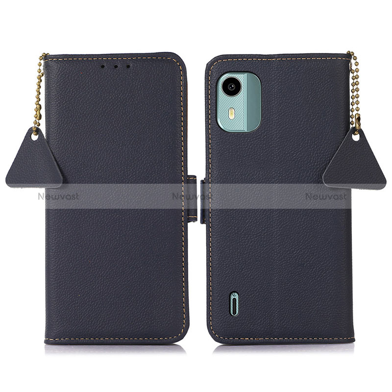 Leather Case Stands Flip Cover Holder B01H for Nokia C12