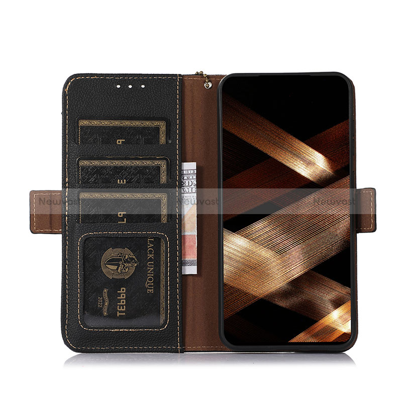 Leather Case Stands Flip Cover Holder B01H for Nokia C12