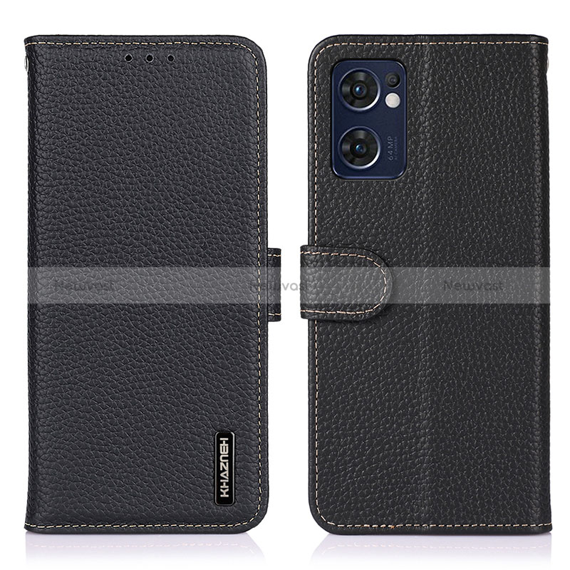 Leather Case Stands Flip Cover Holder B01H for Oppo Find X5 Lite 5G