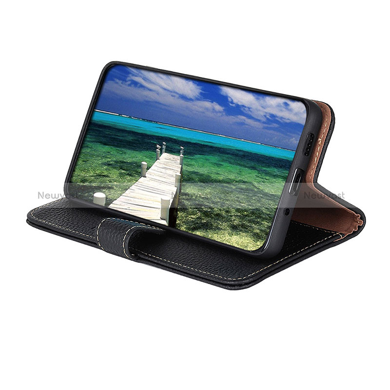 Leather Case Stands Flip Cover Holder B01H for Oppo Reno6 Pro 5G