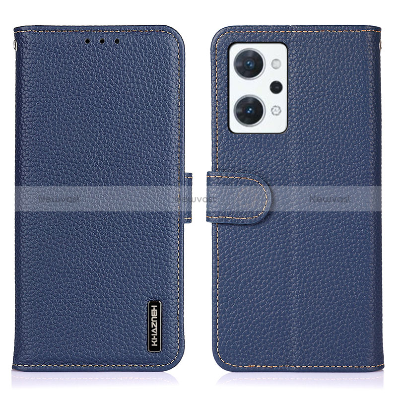 Leather Case Stands Flip Cover Holder B01H for Oppo Reno7 A