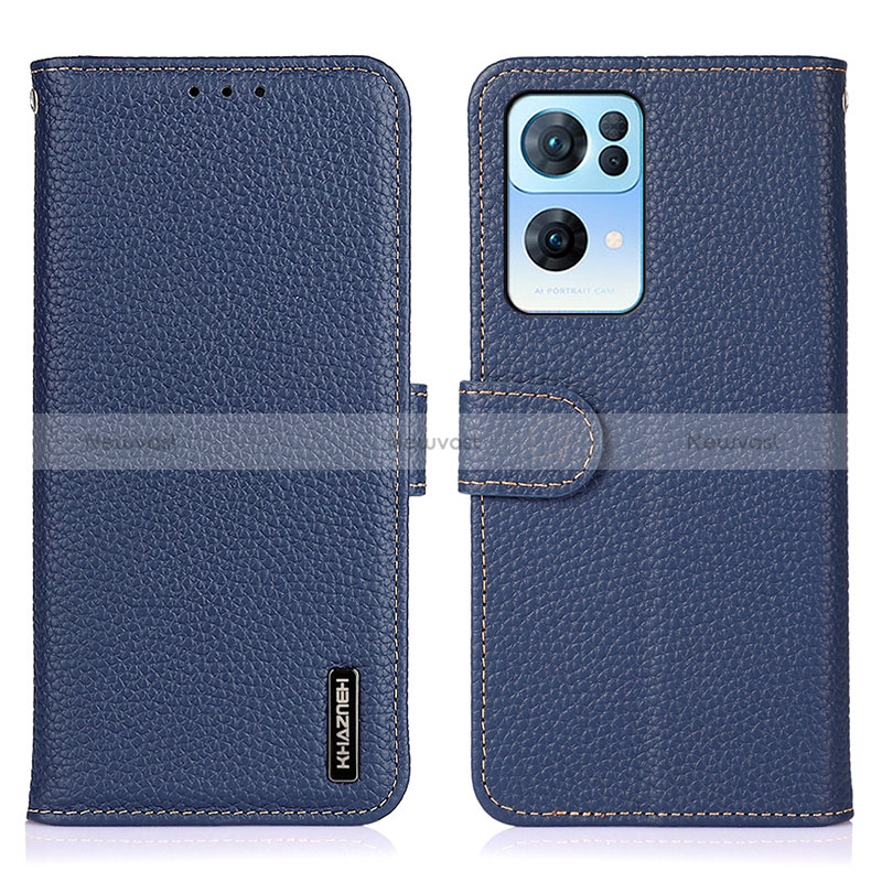 Leather Case Stands Flip Cover Holder B01H for Oppo Reno7 Pro 5G