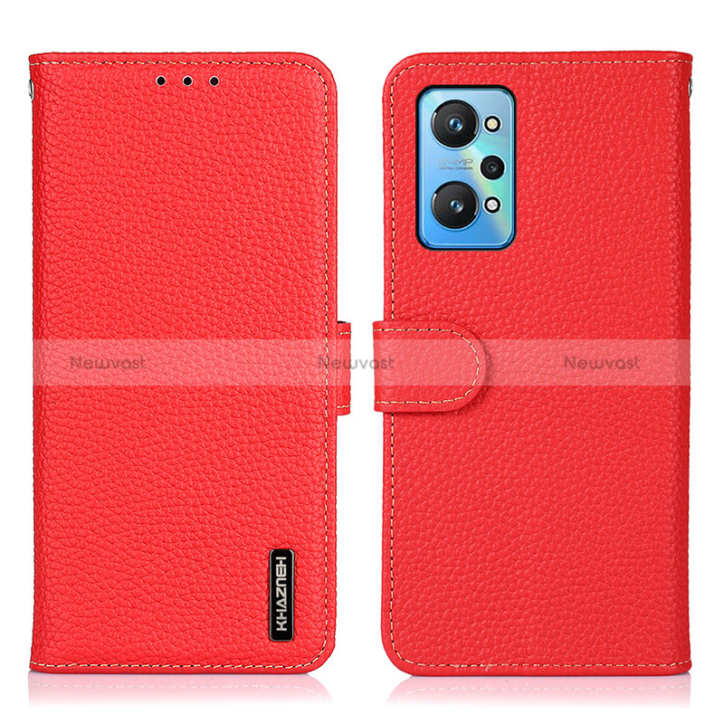 Leather Case Stands Flip Cover Holder B01H for Realme GT Neo 3T 5G