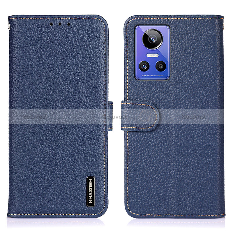 Leather Case Stands Flip Cover Holder B01H for Realme GT Neo3 5G