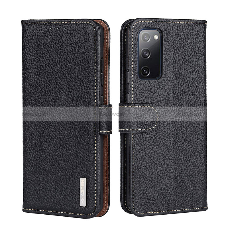 Leather Case Stands Flip Cover Holder B01H for Samsung Galaxy M02s