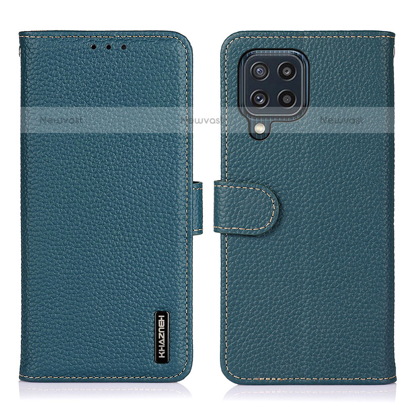 Leather Case Stands Flip Cover Holder B01H for Samsung Galaxy M32 4G
