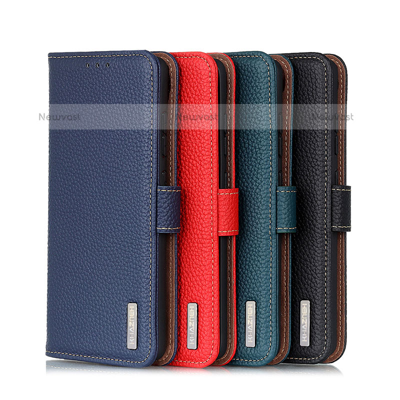 Leather Case Stands Flip Cover Holder B01H for Samsung Galaxy M52 5G