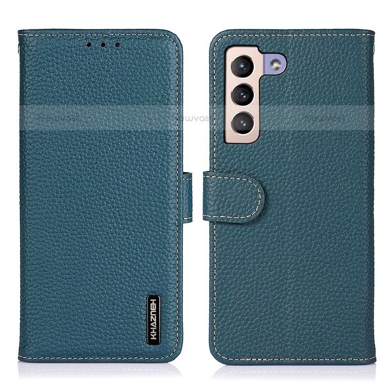 Leather Case Stands Flip Cover Holder B01H for Samsung Galaxy S21 5G