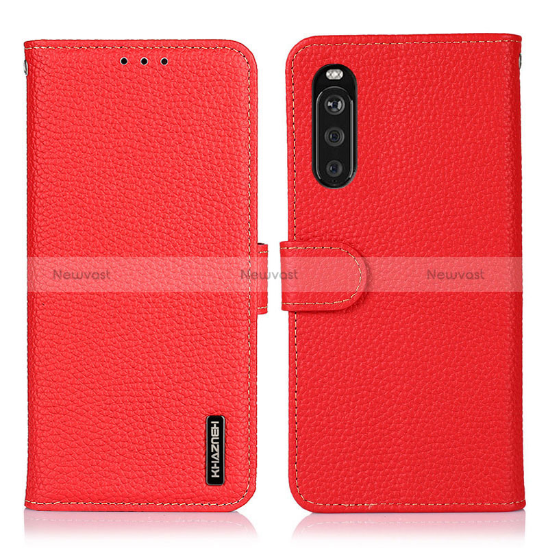 Leather Case Stands Flip Cover Holder B01H for Sony Xperia 10 III