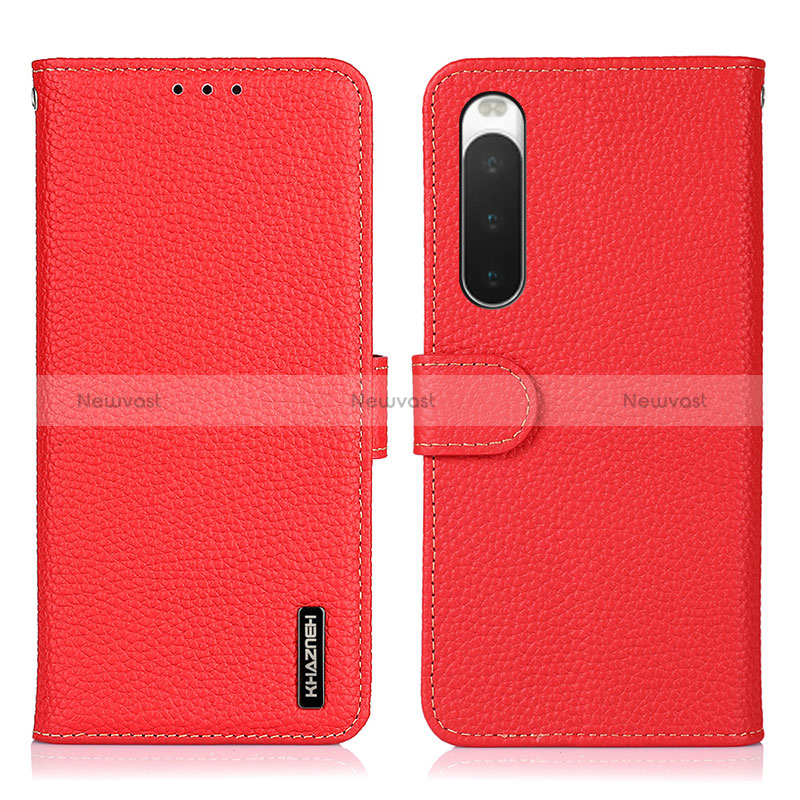 Leather Case Stands Flip Cover Holder B01H for Sony Xperia 10 IV