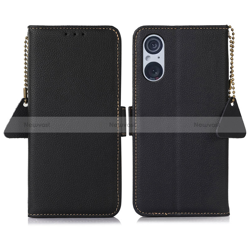 Leather Case Stands Flip Cover Holder B01H for Sony Xperia 5 V