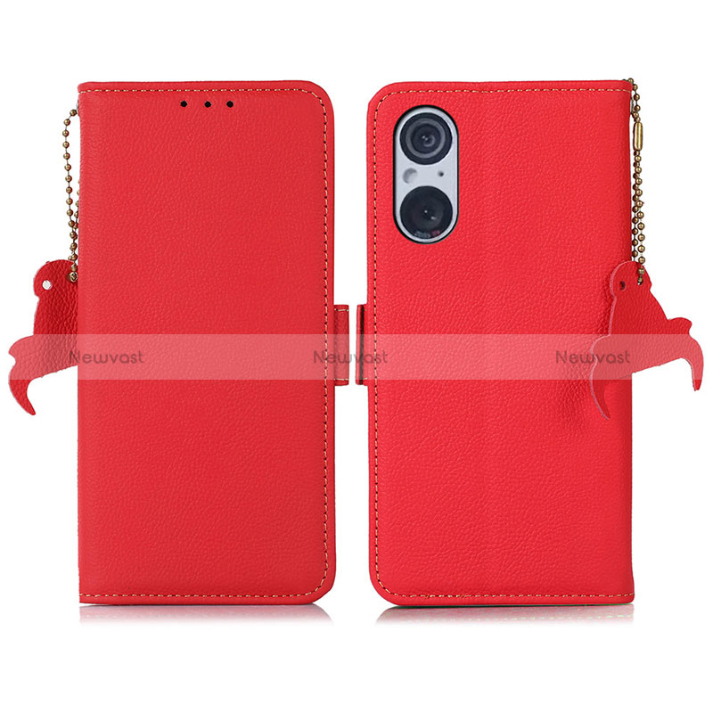 Leather Case Stands Flip Cover Holder B01H for Sony Xperia 5 V