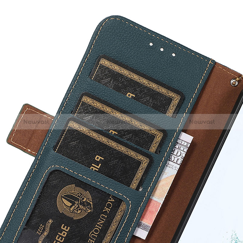 Leather Case Stands Flip Cover Holder B01H for Vivo X90 Pro+ Plus 5G