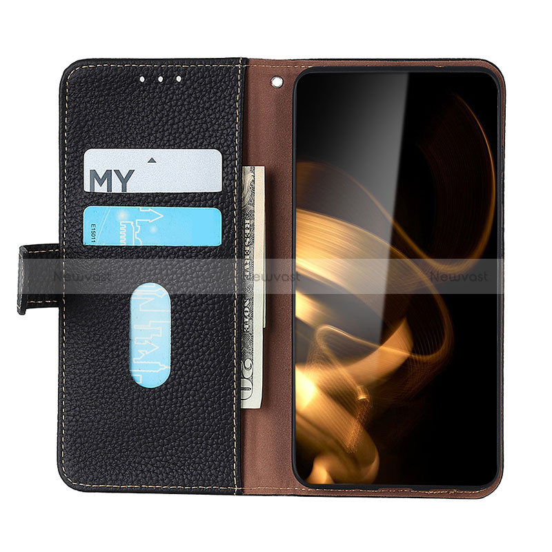 Leather Case Stands Flip Cover Holder B01H for Xiaomi Poco F4 5G
