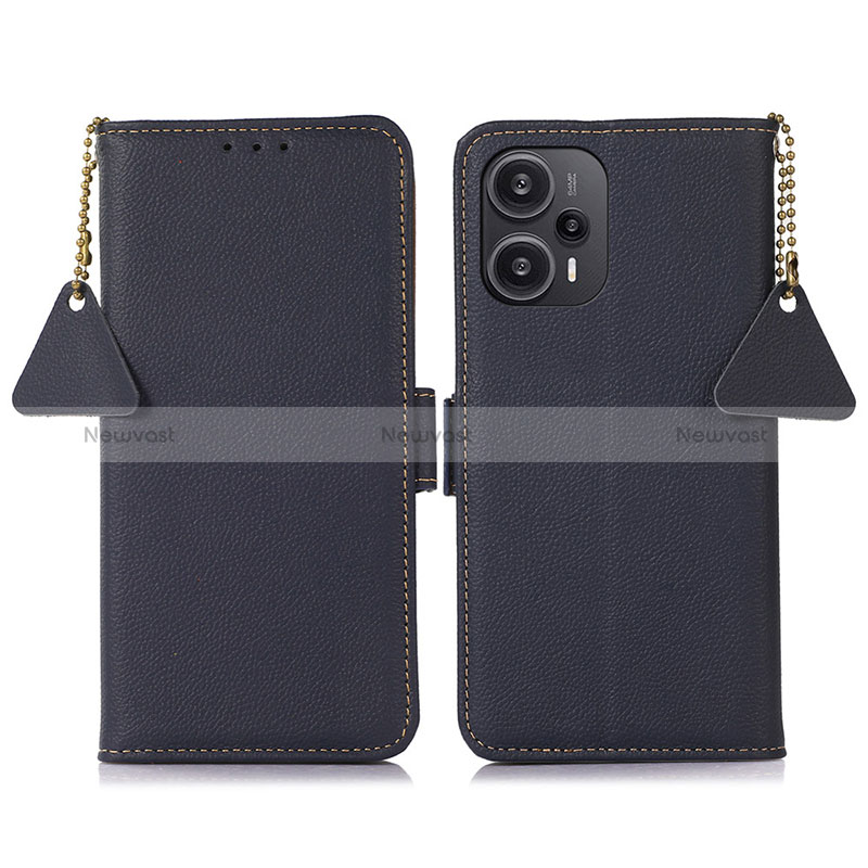 Leather Case Stands Flip Cover Holder B01H for Xiaomi Poco F5 5G