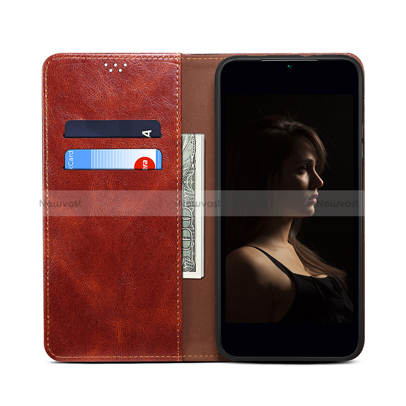 Leather Case Stands Flip Cover Holder B01S for Huawei Nova Y70