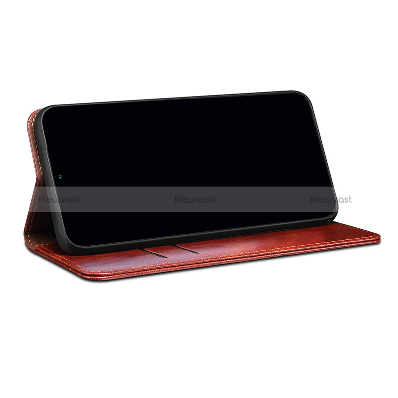 Leather Case Stands Flip Cover Holder B01S for Oppo Reno6 Z 5G