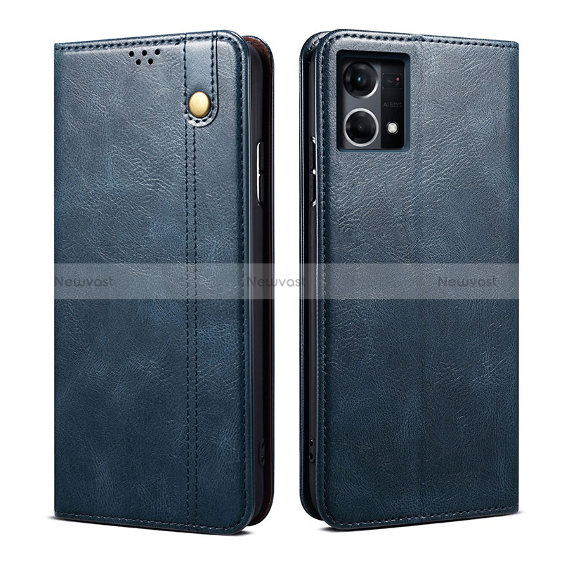 Leather Case Stands Flip Cover Holder B01S for Oppo Reno7 4G
