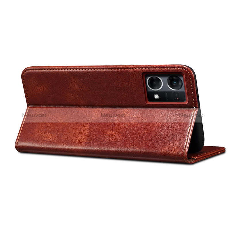 Leather Case Stands Flip Cover Holder B01S for Oppo Reno7 4G