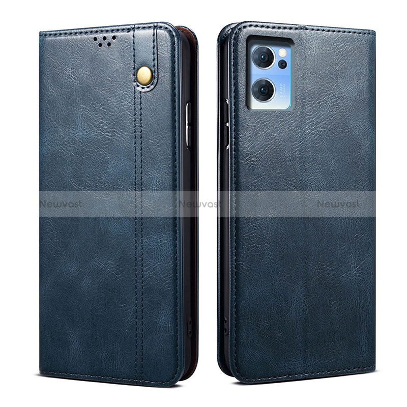 Leather Case Stands Flip Cover Holder B01S for Oppo Reno7 5G