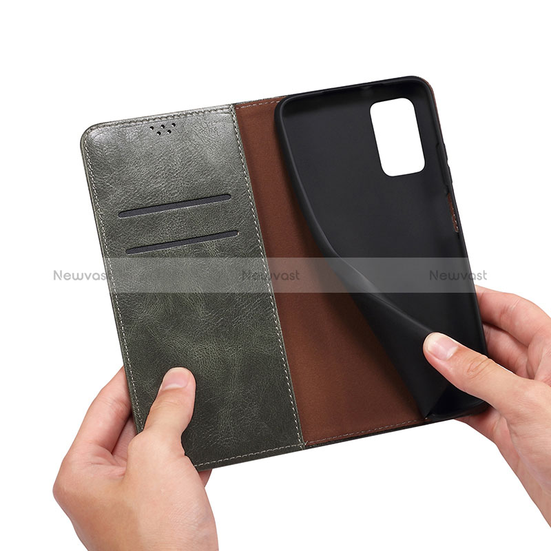 Leather Case Stands Flip Cover Holder B01S for Samsung Galaxy A33 5G