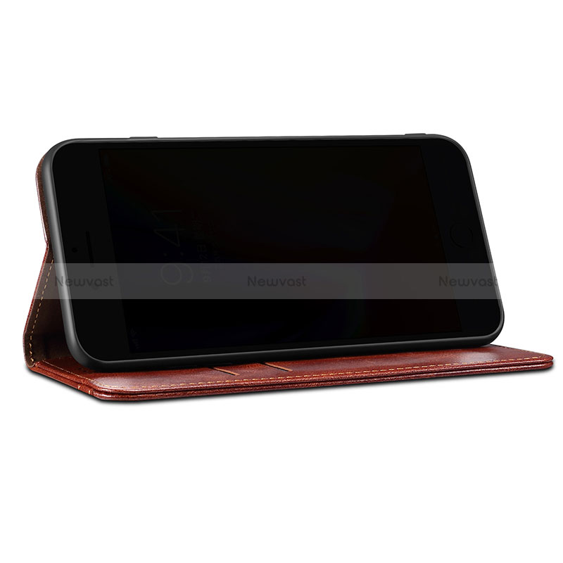 Leather Case Stands Flip Cover Holder B01S for Samsung Galaxy M12