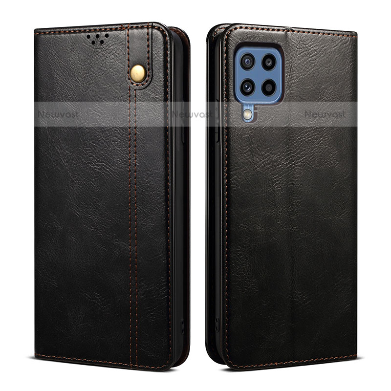 Leather Case Stands Flip Cover Holder B01S for Samsung Galaxy M42 5G