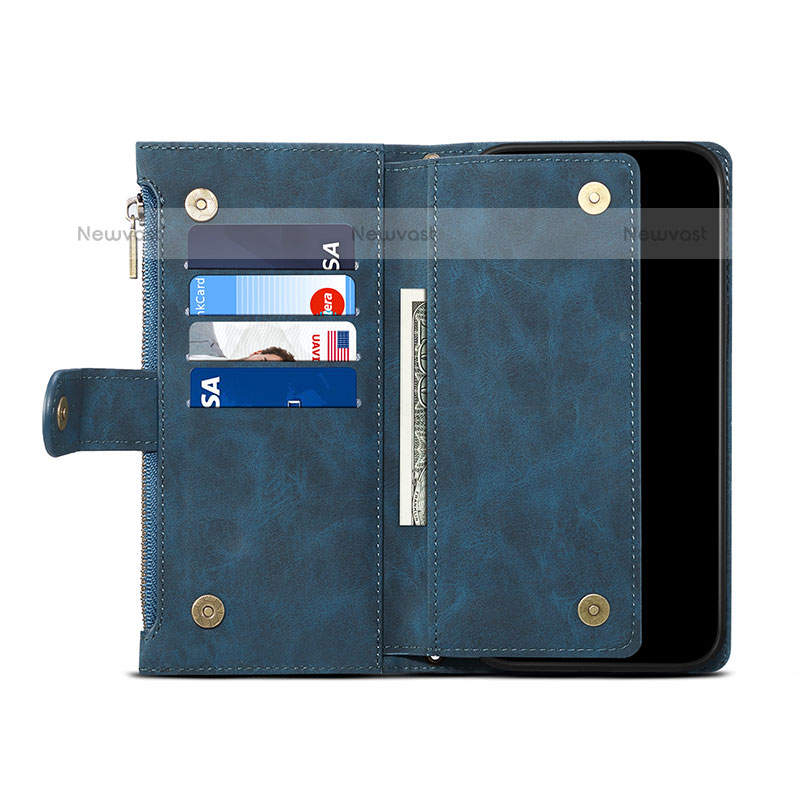 Leather Case Stands Flip Cover Holder B01S for Samsung Galaxy Note 20 5G