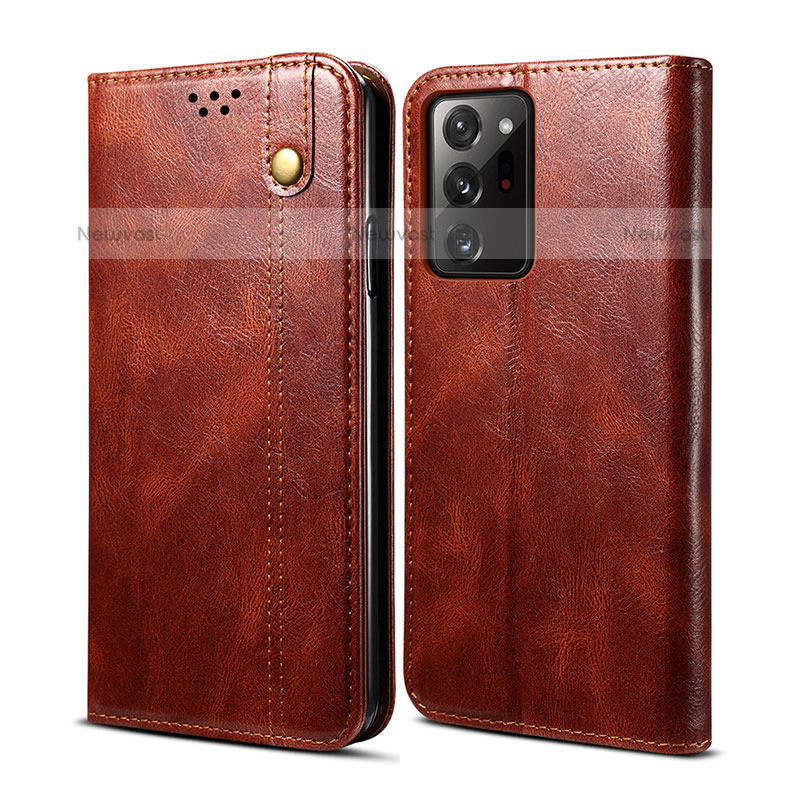Leather Case Stands Flip Cover Holder B01S for Samsung Galaxy S20 Plus 5G