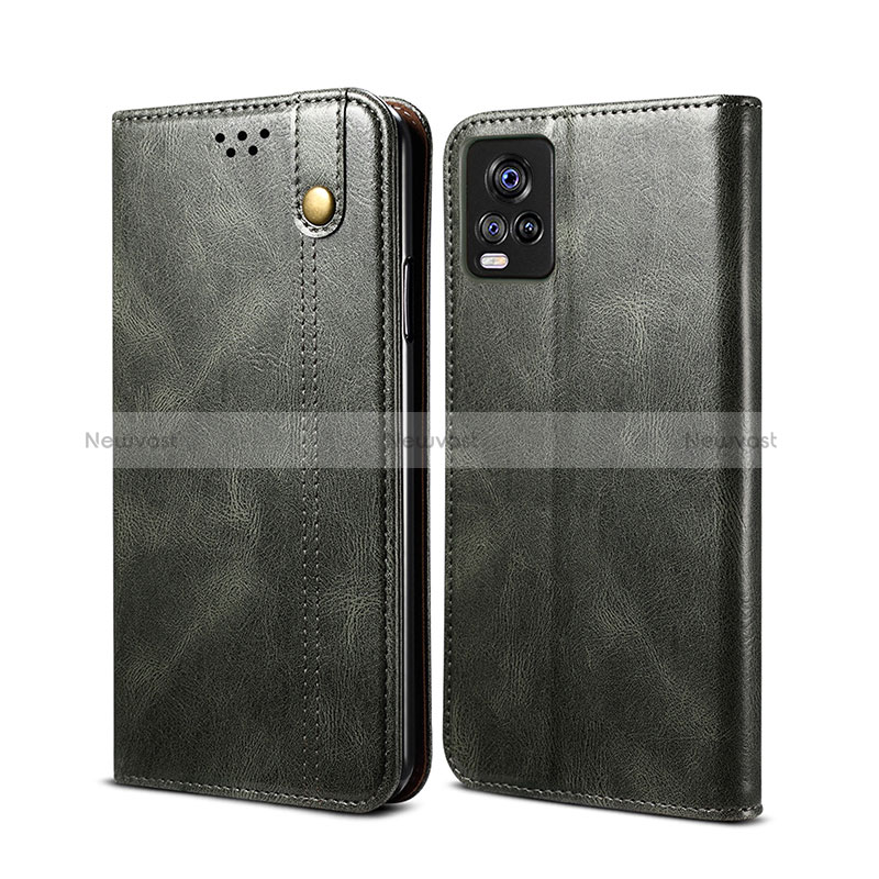 Leather Case Stands Flip Cover Holder B01S for Vivo V20