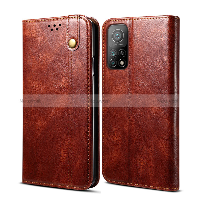 Leather Case Stands Flip Cover Holder B01S for Xiaomi Mi 10T Pro 5G