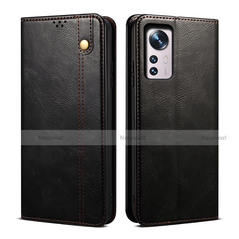 Leather Case Stands Flip Cover Holder B01S for Xiaomi Mi 12 5G