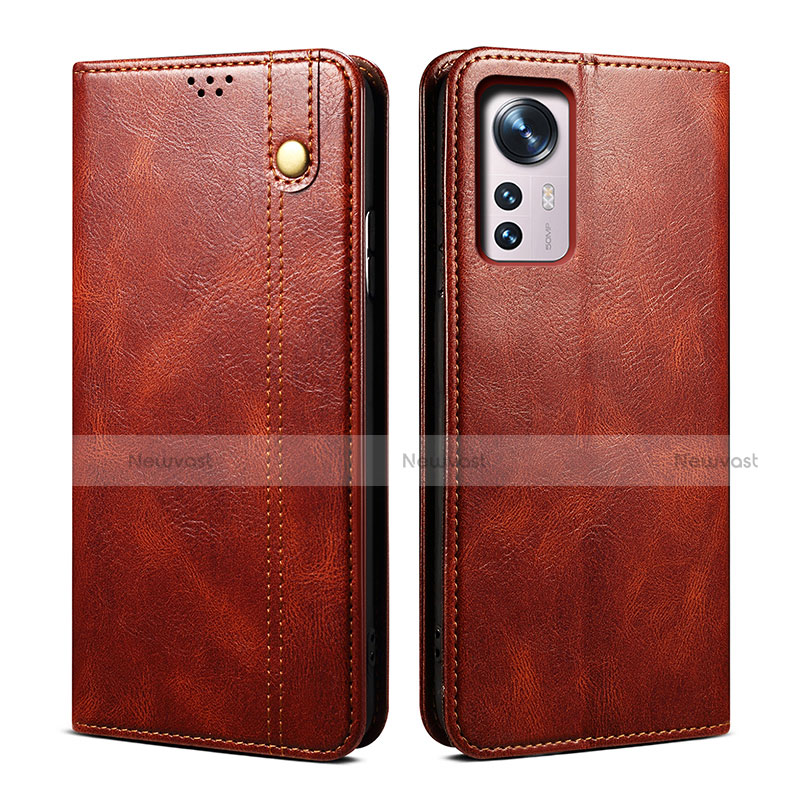 Leather Case Stands Flip Cover Holder B01S for Xiaomi Mi 12 5G