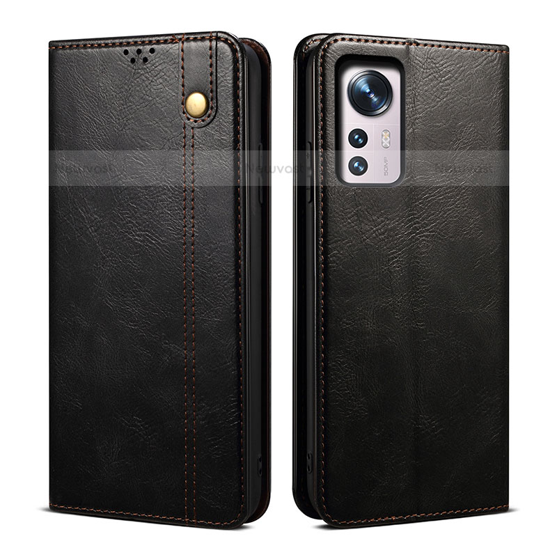 Leather Case Stands Flip Cover Holder B01S for Xiaomi Mi 12S 5G