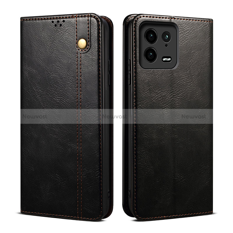 Leather Case Stands Flip Cover Holder B01S for Xiaomi Mi 13 5G