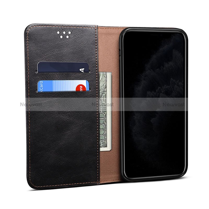 Leather Case Stands Flip Cover Holder B01S for Xiaomi Poco X3 NFC