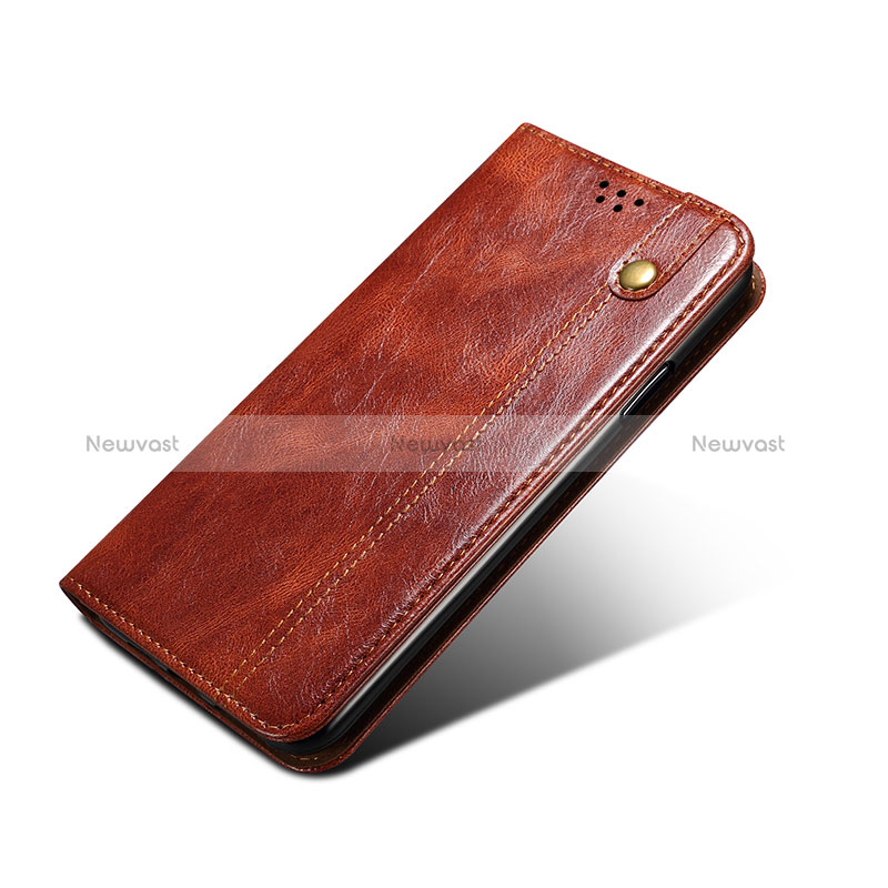 Leather Case Stands Flip Cover Holder B01S for Xiaomi Redmi 10C 4G