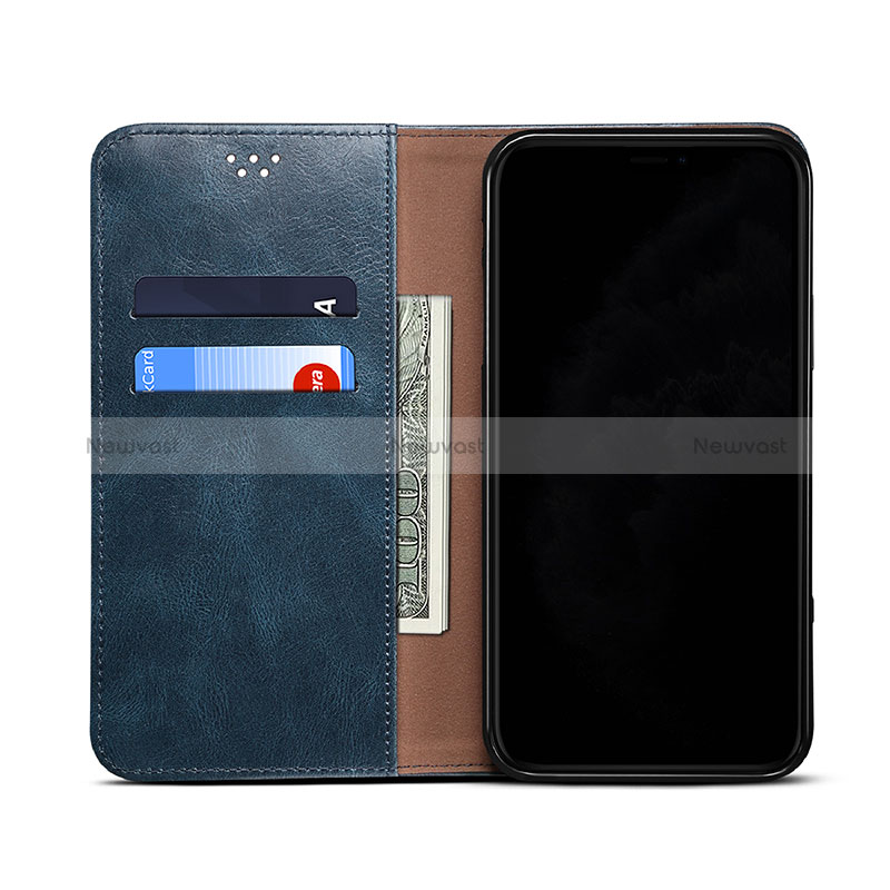 Leather Case Stands Flip Cover Holder B01S for Xiaomi Redmi Note 9